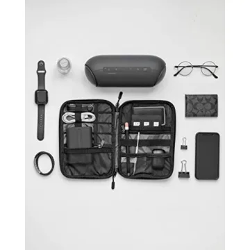 BAGSMART Grey Electronics Travel Organizer for Tech Accessories