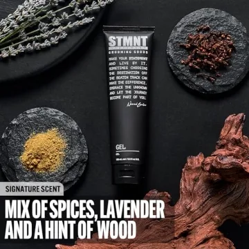 STMNT Grooming Goods Gel, 5.07 oz | Strong Definition | Long-Lasting Hold | Satin-Like, Semi-Matte Finish | Easy Wash Out