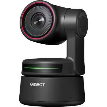 OBSBOT Tiny PTZ 4K Webcam with AI Tracking