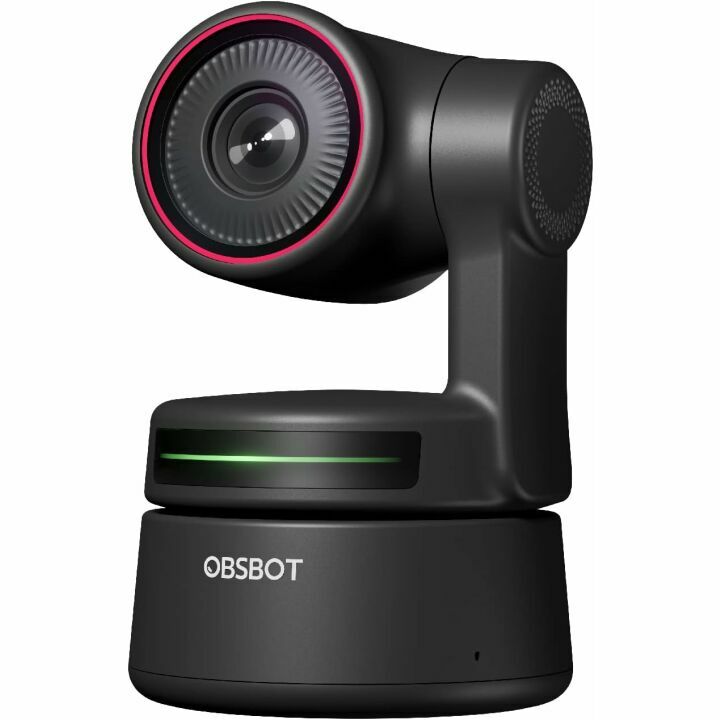 OBSBOT Tiny PTZ 4K Webcam with AI Tracking