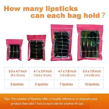 Cute Holographic Mylar Bags - 100 Count for All Uses