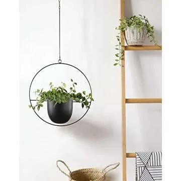 ABETREE Hanging Planter for Indoor Outdoor Use - Stylish Design
