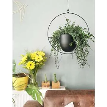 ABETREE Hanging Planter for Indoor Outdoor Use - Stylish Design