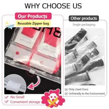 Colored Clip in Hair Extensions 22" 10pcs Straight Fashion Hairpieces for Party Highlights Blue