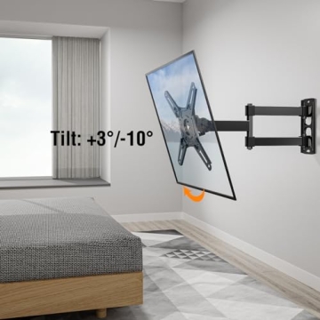 ELIVED Full Motion TV Mount Swivel Tilt Rotate 14-42 Inch