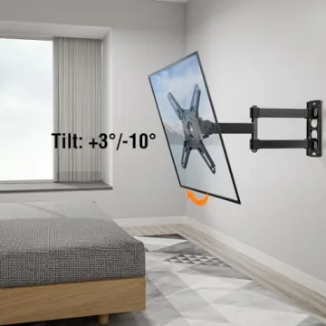 ELIVED Full Motion TV Mount Swivel Tilt Rotate 14-42 Inch