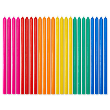 Colorful 24-Count Birthday Candles by American Greetings