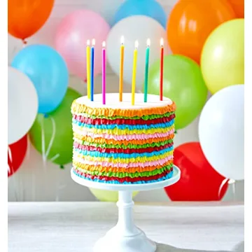 American Greetings Long Thin Multicolored Birthday Candles