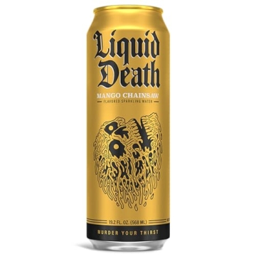 Liquid Death Mango Chainsaw Sparkling Water 8-Pack