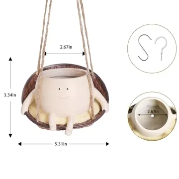 UMESONG Swing Chair Planter Pot - Adorable Design