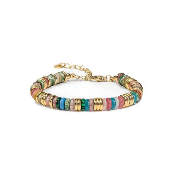 SNGIA Adjustable Gold Rainbow Bracelets for Women