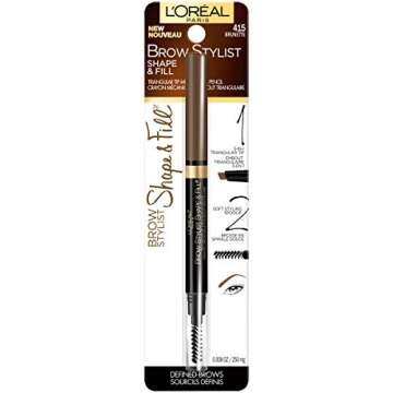 L’Oréal Paris Brow Stylist Shape & Fill Mechanical Eyebrow Pencil - Brunette, 0.008 oz.