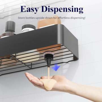 Kitsure Rustproof Shower Caddy - Easy Install 2 Pack