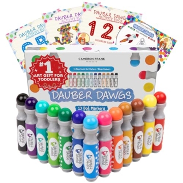 13 Pack Dot Markers and 121 Activity Sheets for Kids