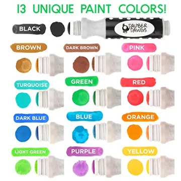 13 Pack Dot Markers and 121 Activity Sheets for Kids