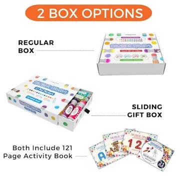 13 Pack Dot Markers and 121 Activity Sheets for Kids
