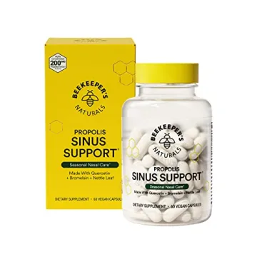 All Natural Sinus Support by Beekeeper's Naturals - 60 ct
