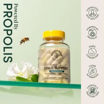 All Natural Sinus Support by Beekeeper's Naturals - 60 ct