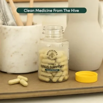 All Natural Sinus Support by Beekeeper's Naturals - 60 ct