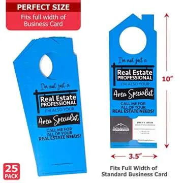 Eye-Catching Real Estate Door Hanger for Local Marketing