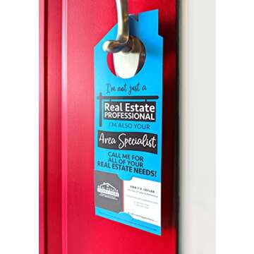 Eye-Catching Real Estate Door Hanger for Local Marketing
