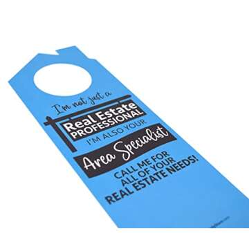Eye-Catching Real Estate Door Hanger for Local Marketing