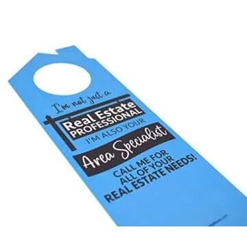 Eye-Catching Real Estate Door Hanger for Local Marketing
