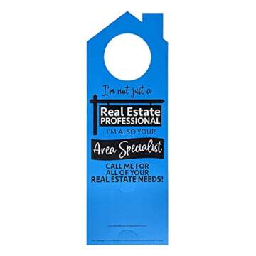 Eye-Catching Real Estate Door Hanger for Local Marketing