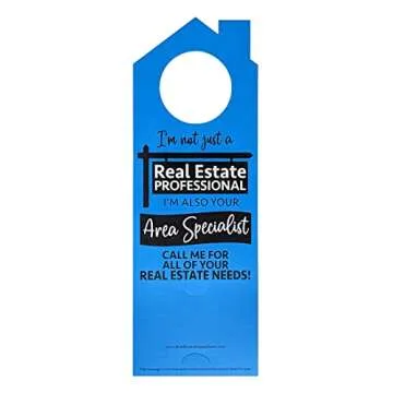 Eye-Catching Real Estate Door Hanger for Local Marketing