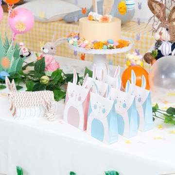 Cheerland Bunny Party Favor Bags for Spring Gatherings