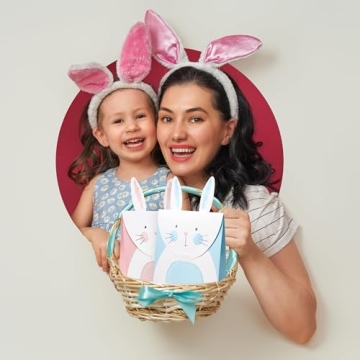 Cheerland Bunny Party Favor Bags for Spring Gatherings