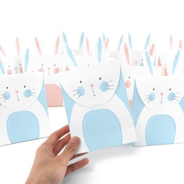 Cheerland Bunny Party Favor Bags for Spring Gatherings
