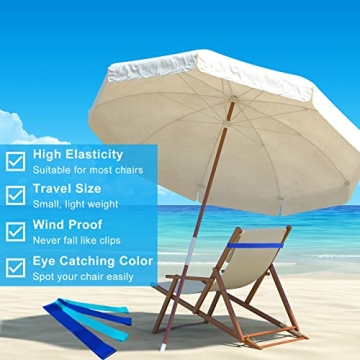 Towel Bands 4 Pack - Perfect Beach & Cruise Accessory