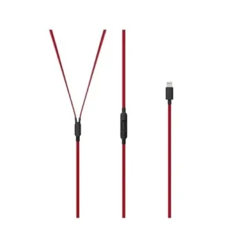 Beats urBeats3 Earphones with Lightning Connector - Renewed Black-Red Collection