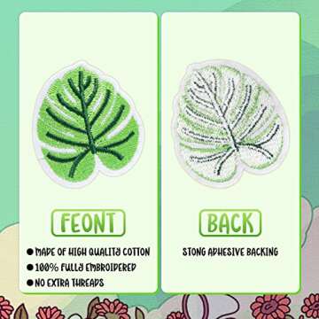 NICEVINYL Iron on Patches for Clothing: 100Pcs Random Assorted Styles Funny Patch Repair Embroidered Appliques for Clothes Sew on/Iron on Jackets Backpacks Hat Dress Fabric for DIY Accessories