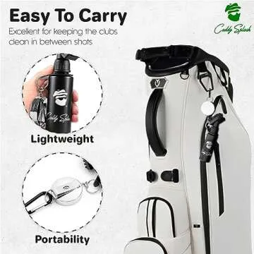 Caddy Splash Golf Club Brush Cleaner - Efficient & Portable