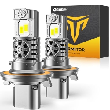 Termitor H13 9008 Light Bulb, 33000LM 900% Super Brighter 1:1 Halogen Size, 10-Year Extended Lifespa...