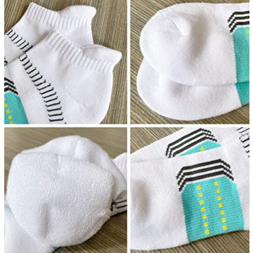 Suaskk Women's Cushion Ankle Running Socks - 5 Pairs