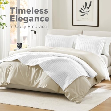 Comfort Spaces Kienna Quilt Set for All-Season Comfort