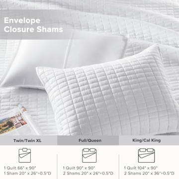 Comfort Spaces Kienna Quilt Set for All-Season Comfort