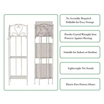 Pure Garden 3-Tier Folding Plant Stand Design for All