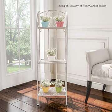 Pure Garden 3-Tier Folding Plant Stand Design for All