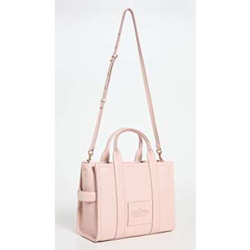 Marc Jacobs Women's Small Traveler Tote, Rose Dust, Pink, Graphic, One Size