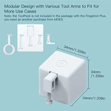 MoesGo Smart Bluetooth Fingerbot Plus for Easy Home Automation