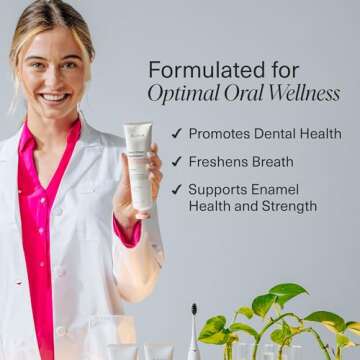 Boka Fluoride Free Travel Size Toothpaste Nano Hydroxyapatite, Helps Remineralize, Appropriate for Sensitive Teeth, Whitening - for Adult, Kids Oral Care - Coco Ginger 1.3 Fl Oz 2Pk - US Manufactured