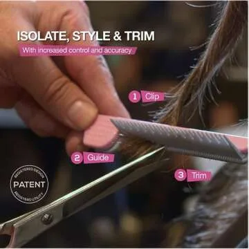 ColorBow Teasing Clip Comb (5 Pack) Teasing Comb, Coloring Styling Tools - Hairstylist Must Haves for Highlights balayage board Companion Ombré Trimming & Cutting - Flat Iron Comb Attachment Clip on