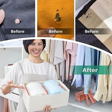 UNIVIVO 50PCS Cedar Sticks for Fresh Storage Aromas