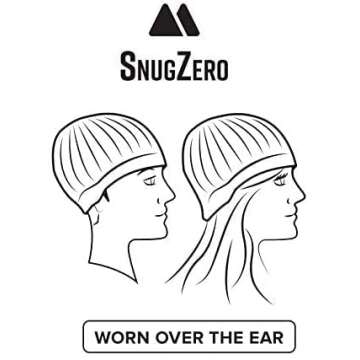 SnugZero Unisex Cotton Lattice-Knit Beanie for Comfort