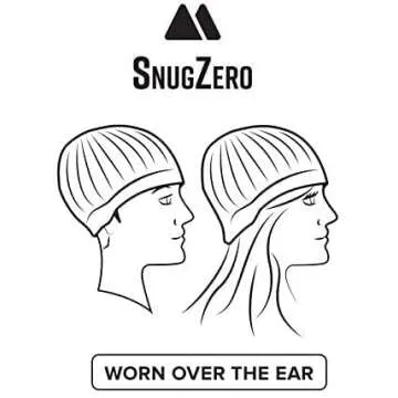 SnugZero Unisex Cotton Lattice-Knit Beanie for Comfort
