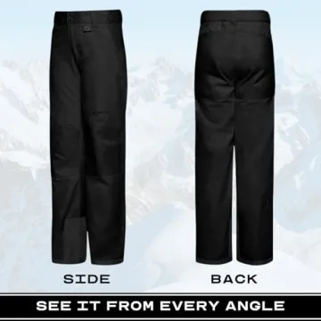 Arctix Kids Snow Pants with Reinforced Knees in Black